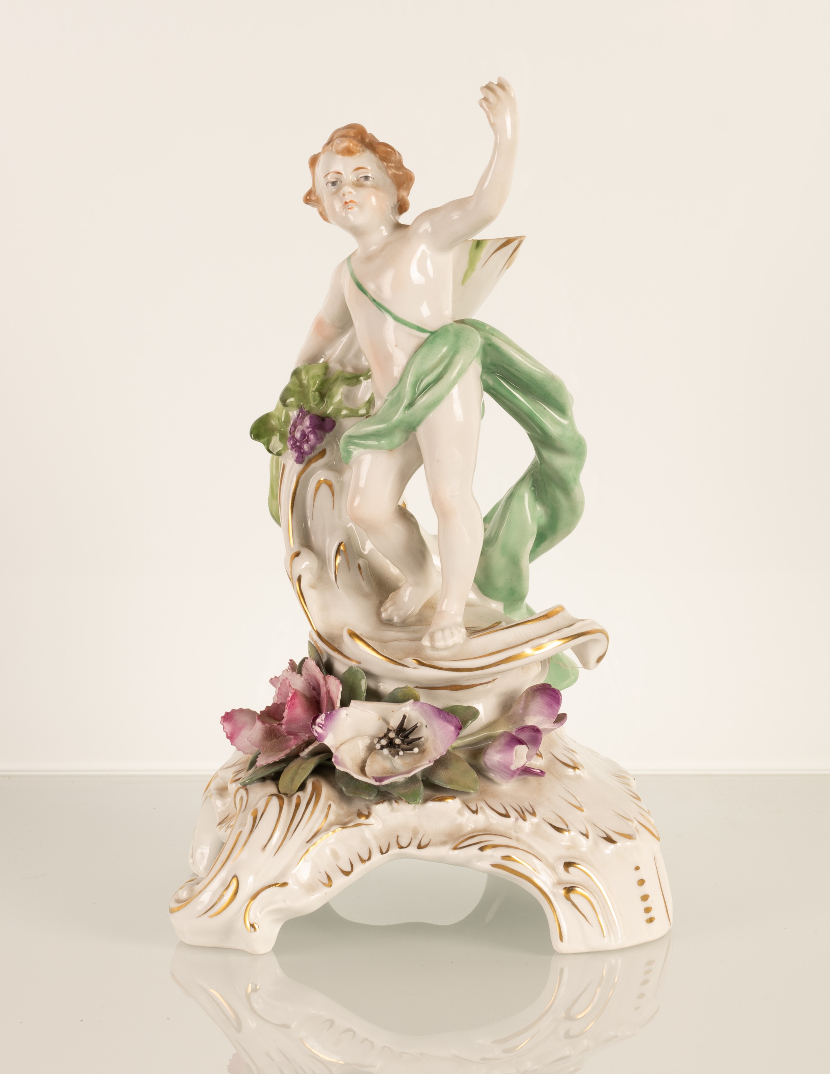 Gruppo Plastico di Porcellana. Manifattura di Capodimonte, XIX Secolo
