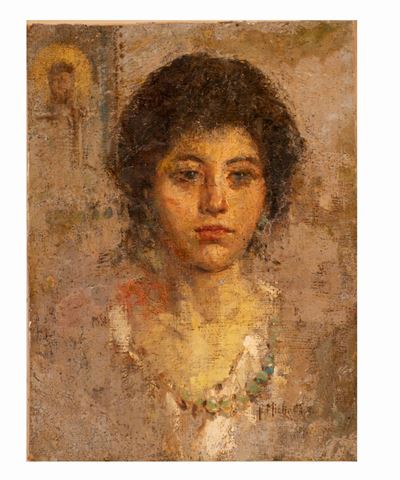 Ritratto di Giovane Donna con Collana