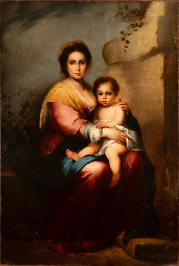 Bartolom&#233; Esteban P&#233;rez Murillo - Madonna del latte