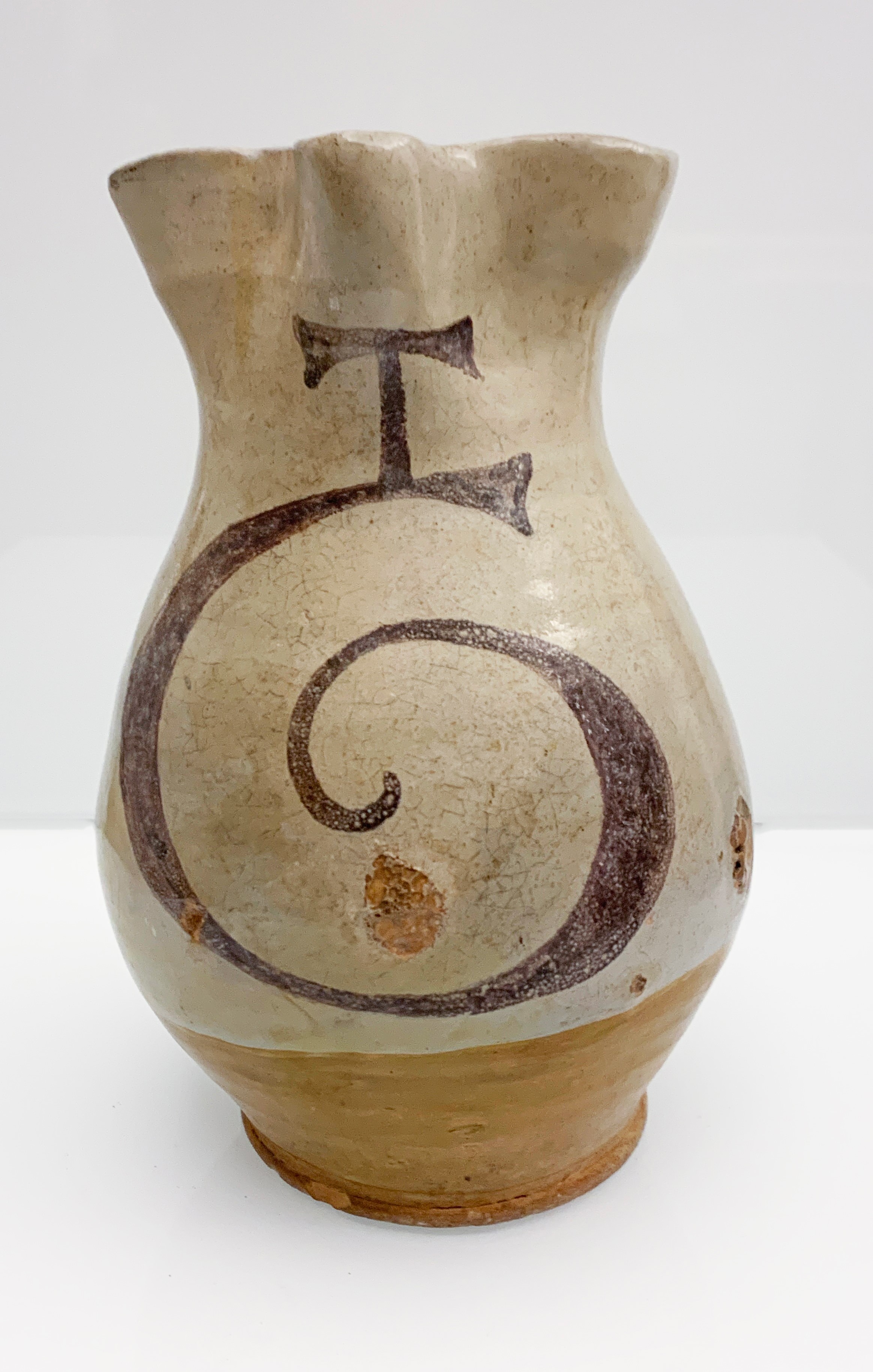 Boccale con Decoro a Tau su Girale. Manifattura Toscana del XVIII Secolo