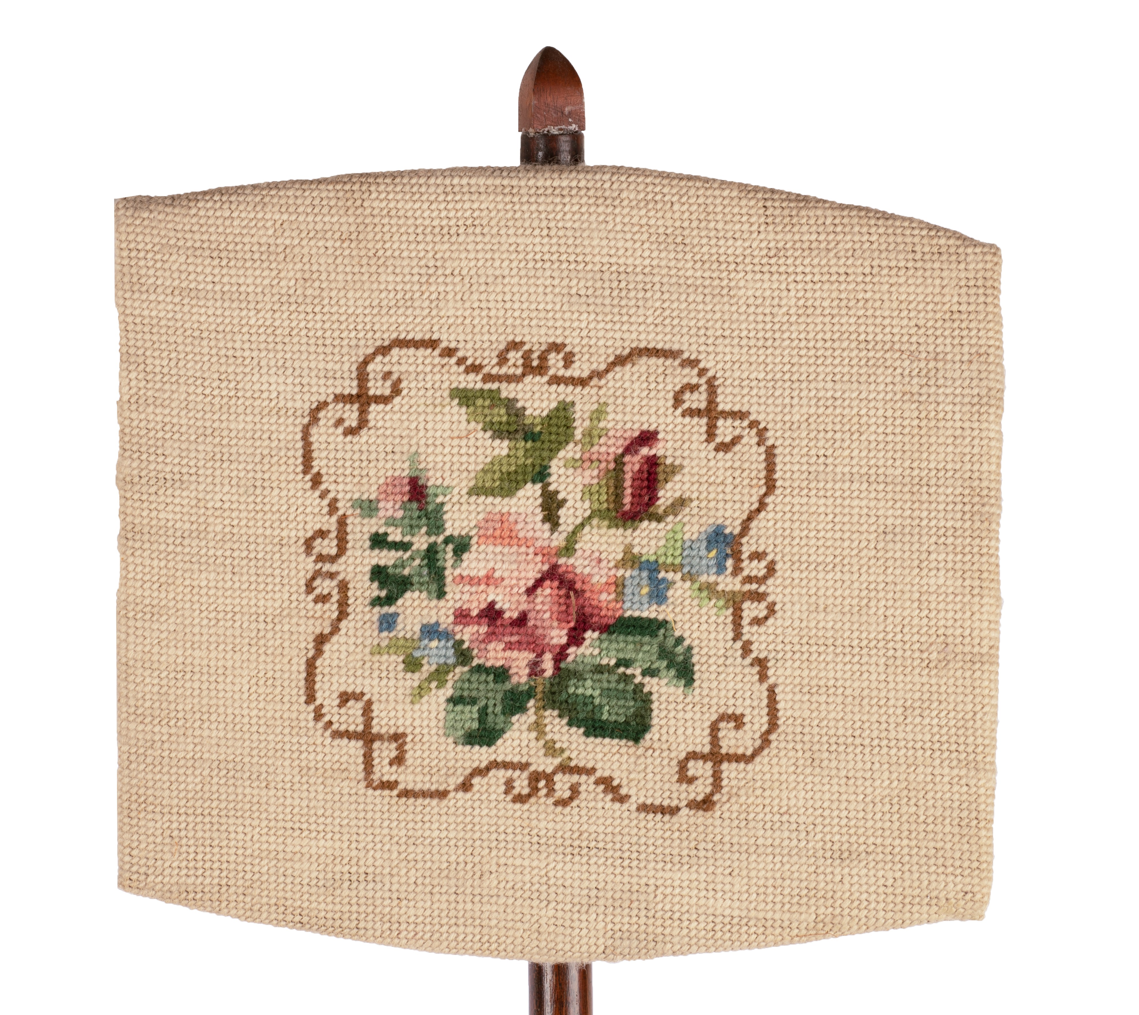 Coppia di piantane neoclassiche inglesi con basamenti in legno di mogano con base tripode e piedi...