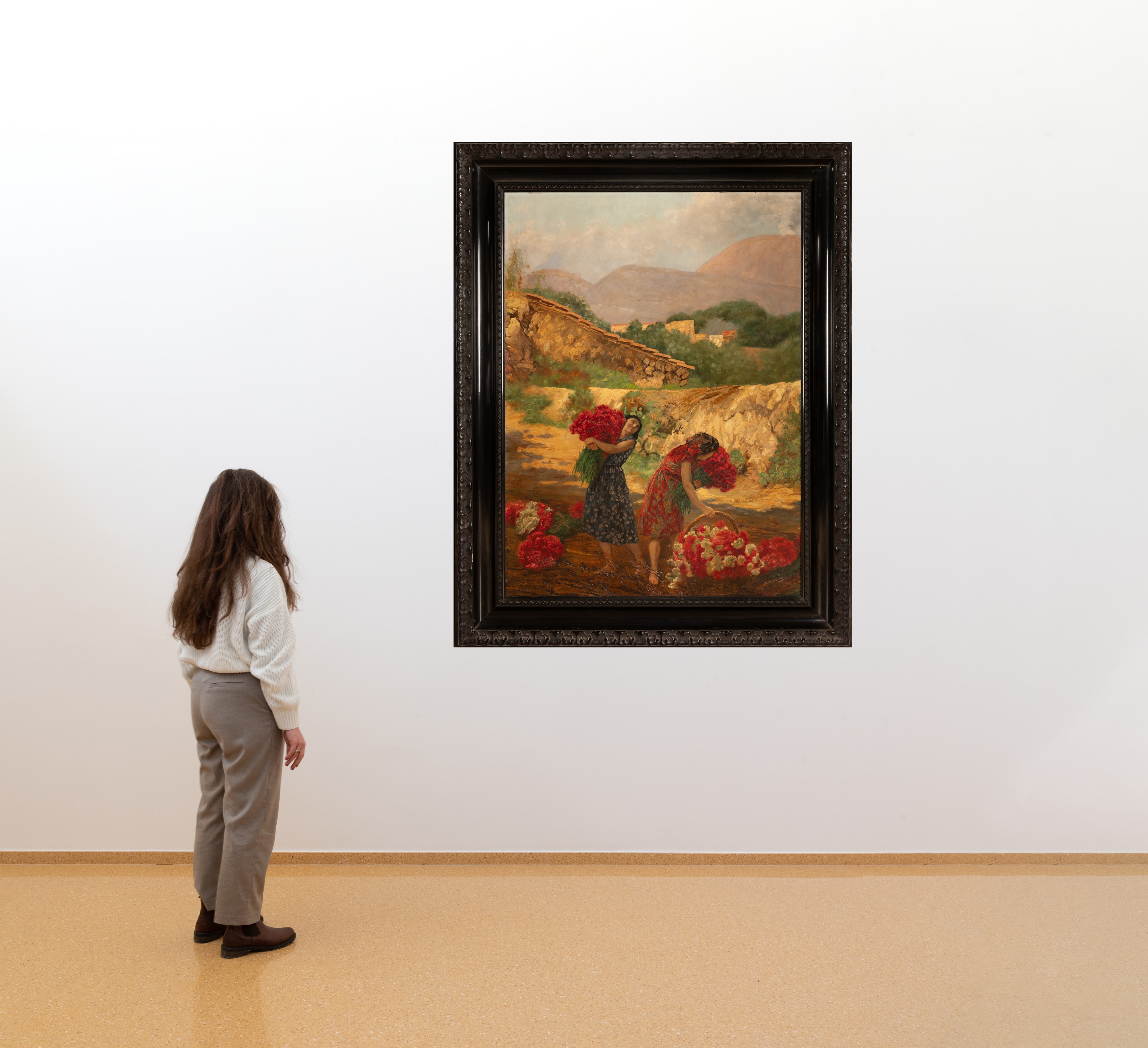 Donne che raccolgono fiori