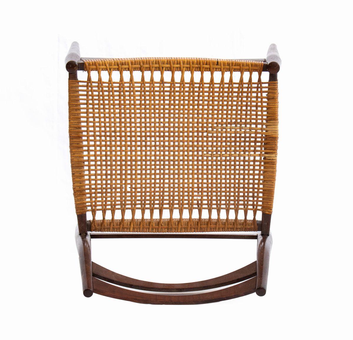 Chaise Longue Modello Thonet in Faggio Curvato al Vapore e Seduta in Paglia di Vienna