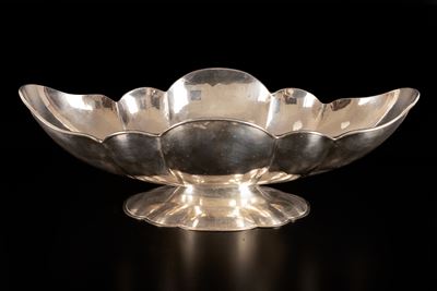 Fruttiera/centrotavola in Argento 800/000