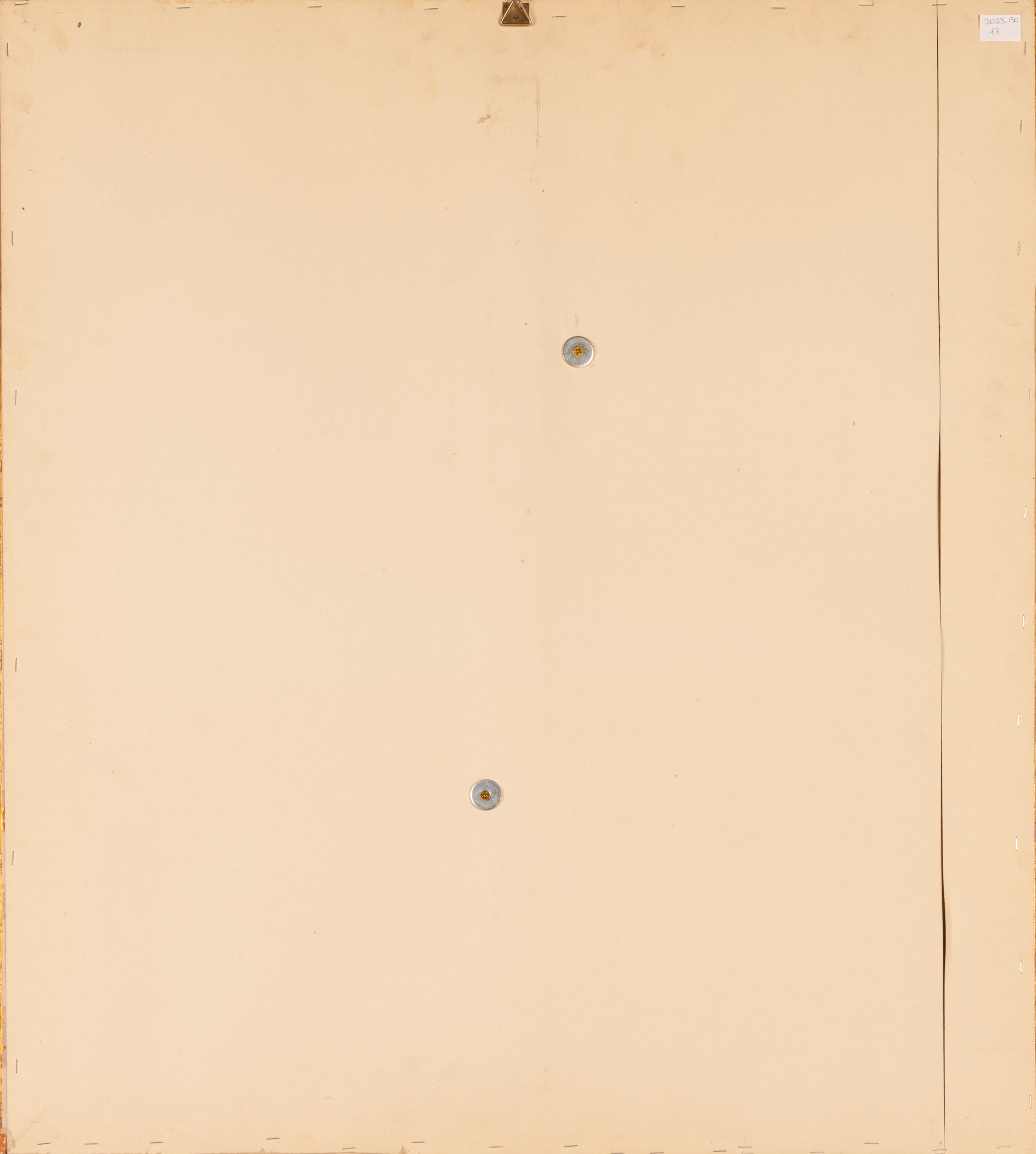 Coppia di fregi dorati con cornice