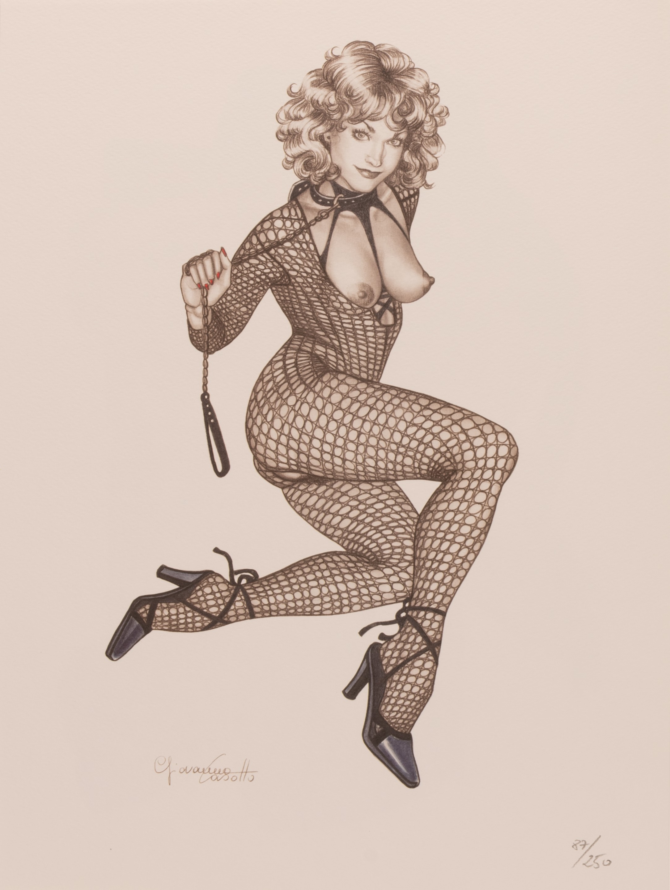 Giovanna Casotto - Pin Ups. Cartella di 12 Litografie su Cartoncino Goffrato