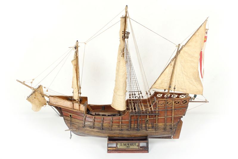Manifattura Italiana del XX Secolo - Modello di "caravella S. Maria"