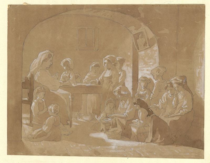 Bambine imparano a leggere