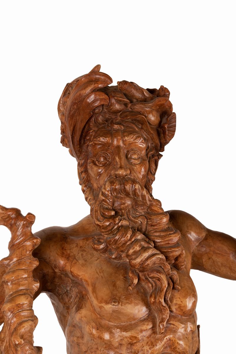 Andrea Brustolon Cerchia. XVIII Secolo - Nettuno