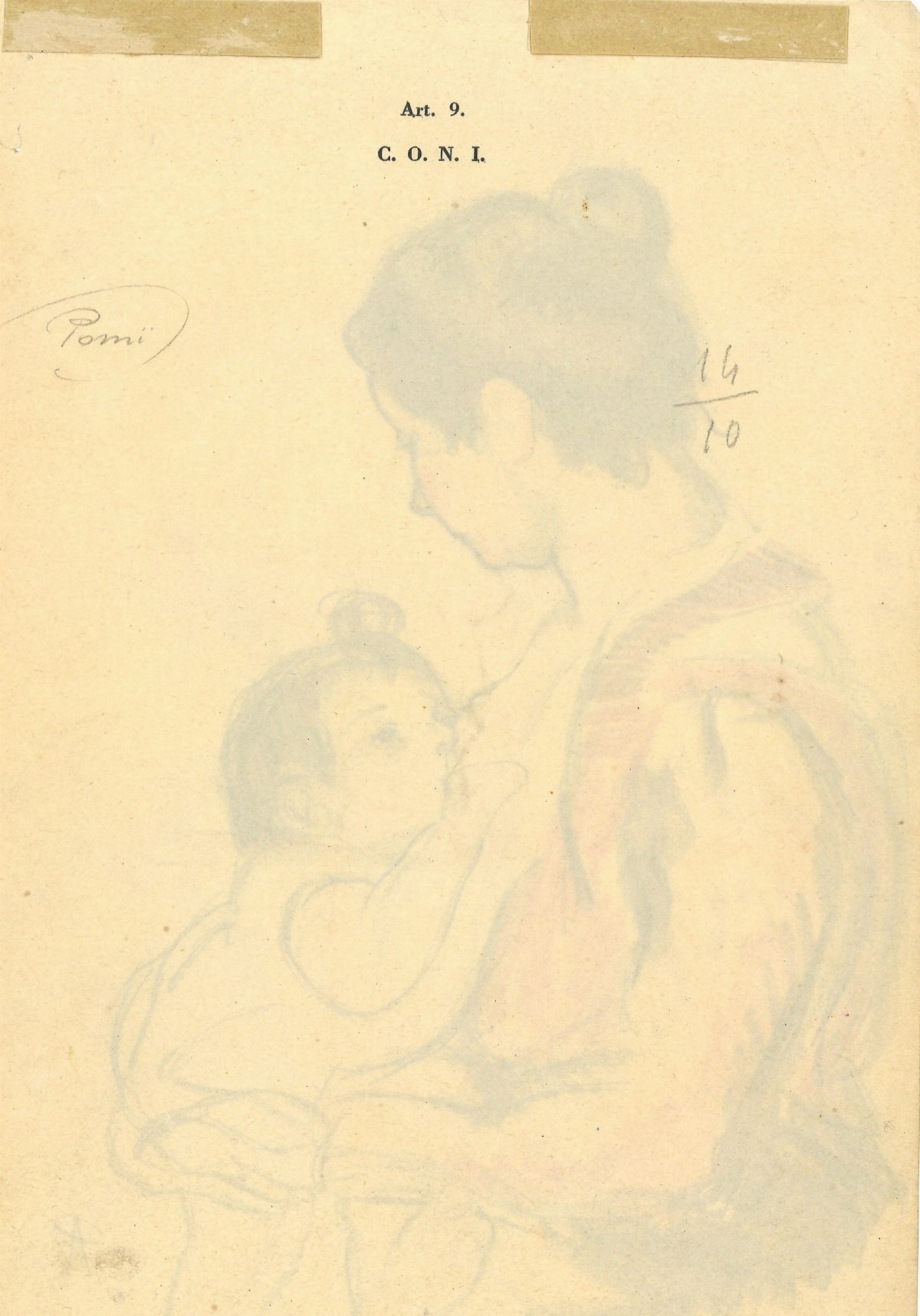 Alessandro Pomi - Donna che Allatta