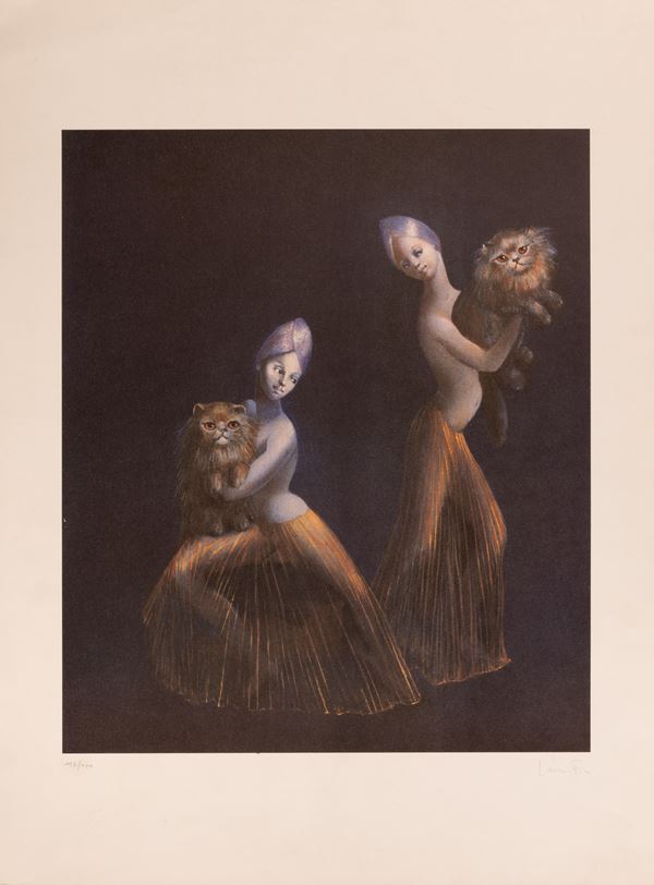 Leonor Fini - Femmes au chat