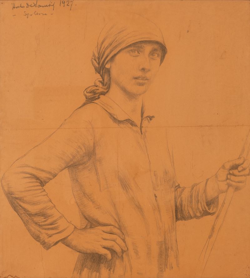 Italo De Sanctis - Figura di Contadina