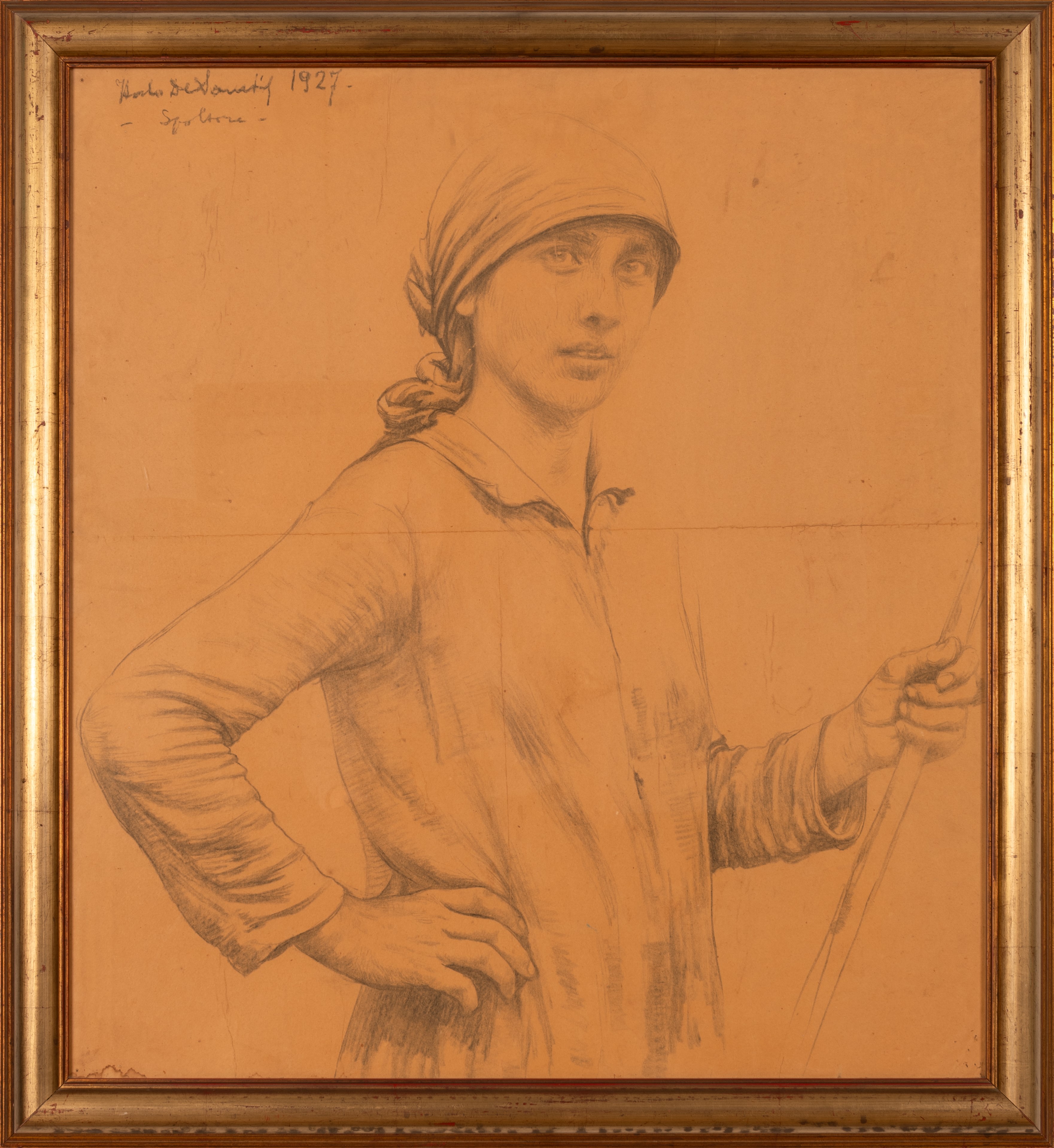 Italo De Sanctis - Figura di Contadina