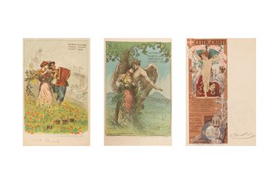 Serie di Tre Cartoline Dedicate a Chieti