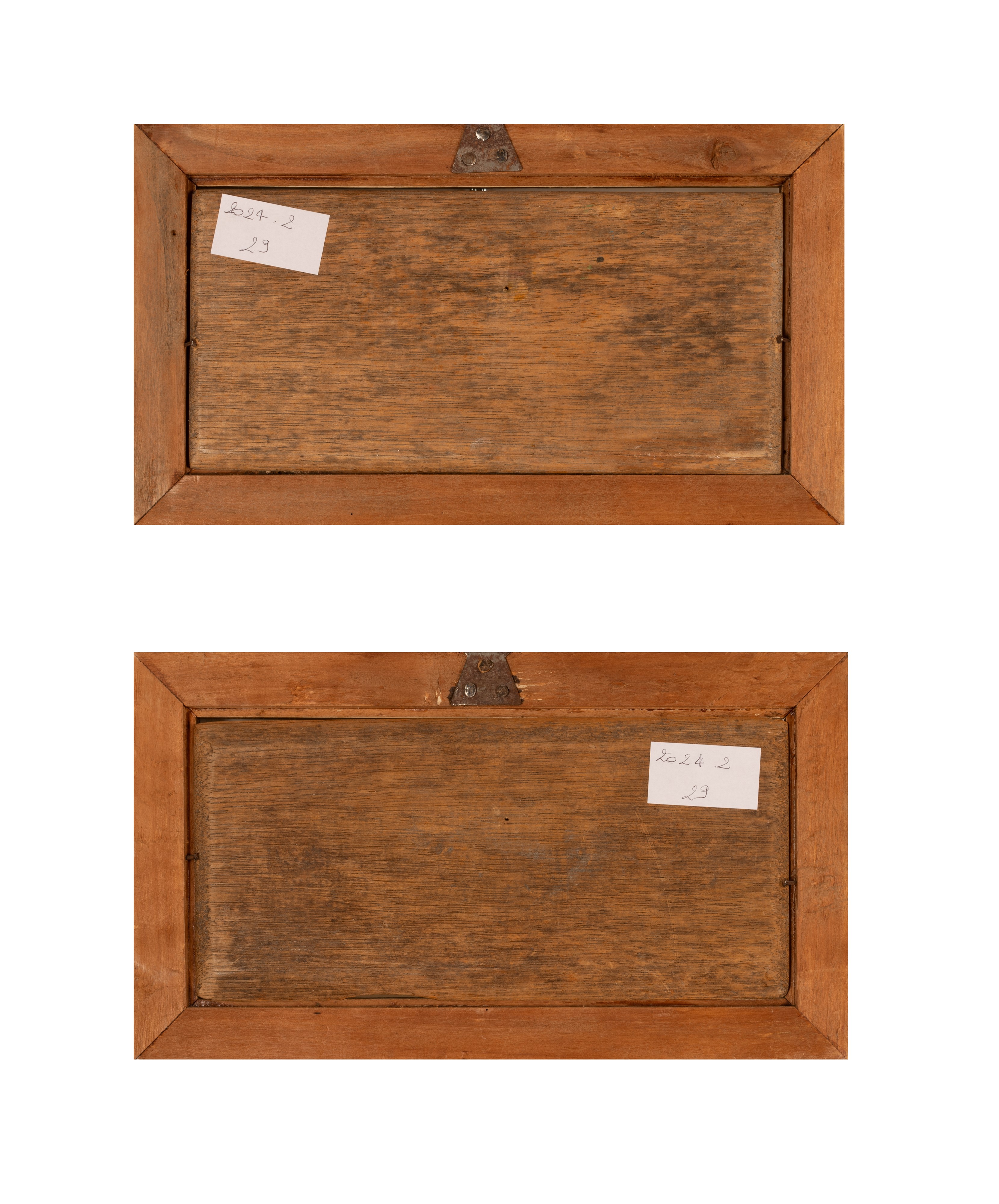 Coppia di paesaggi montani