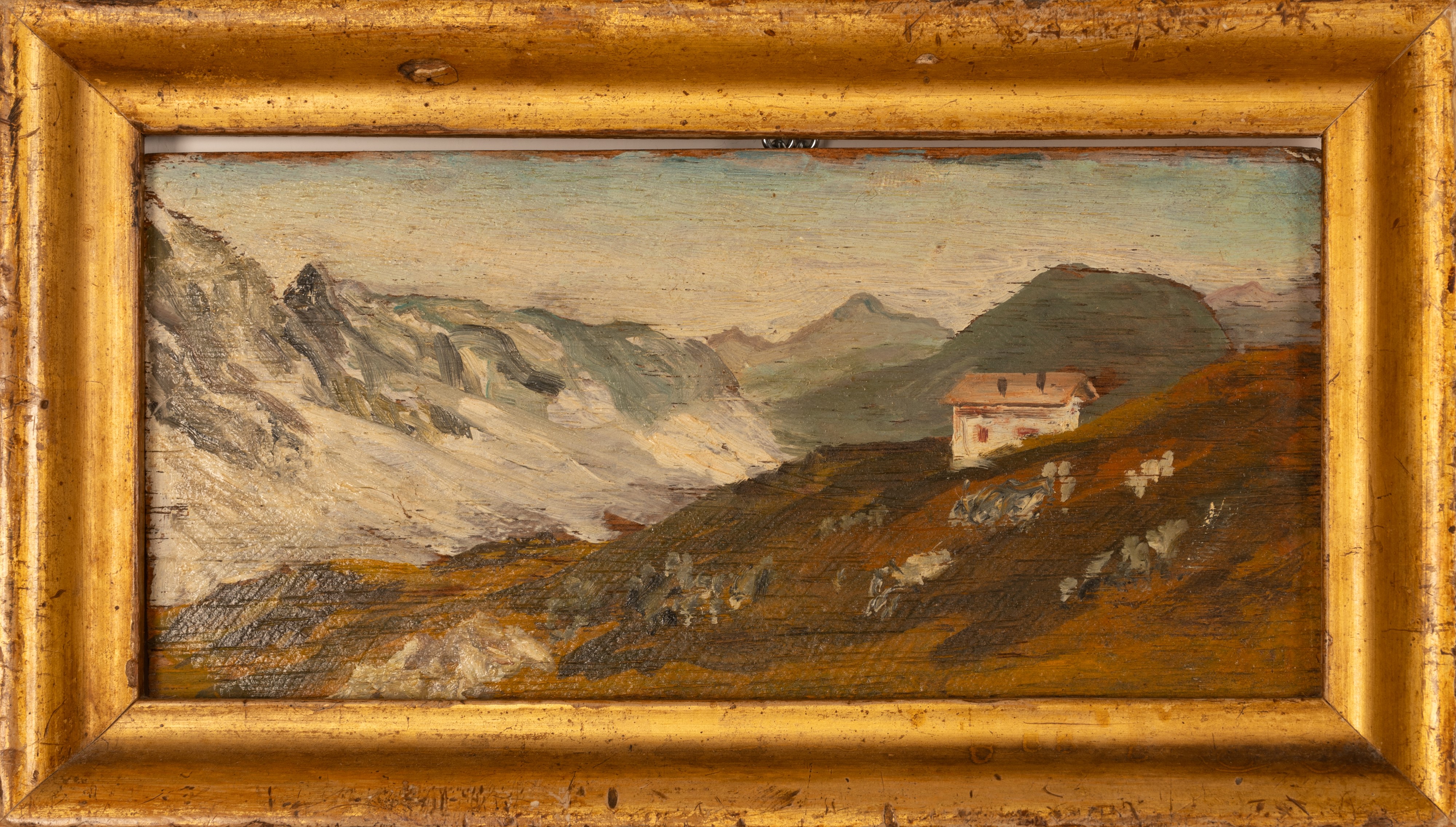 Coppia di paesaggi montani