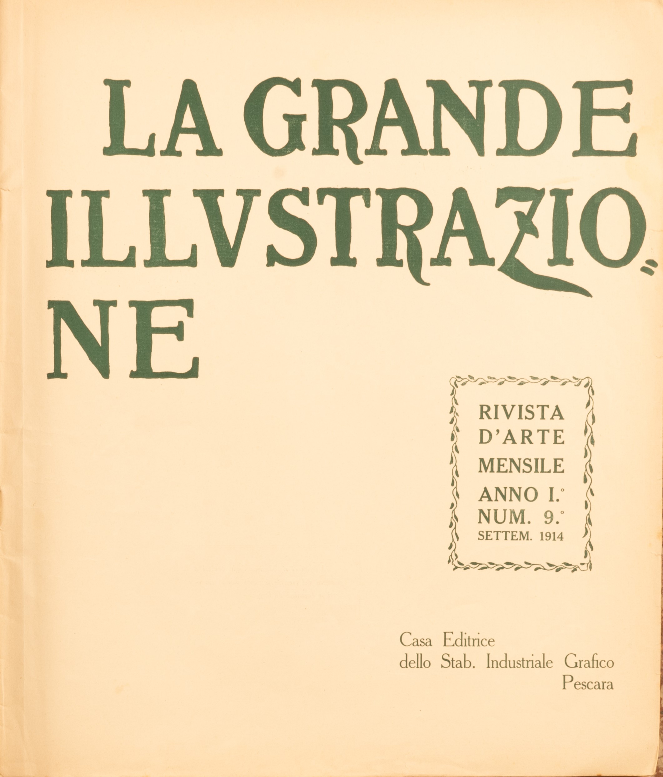 La grande Illustrazione anno I, n. 9