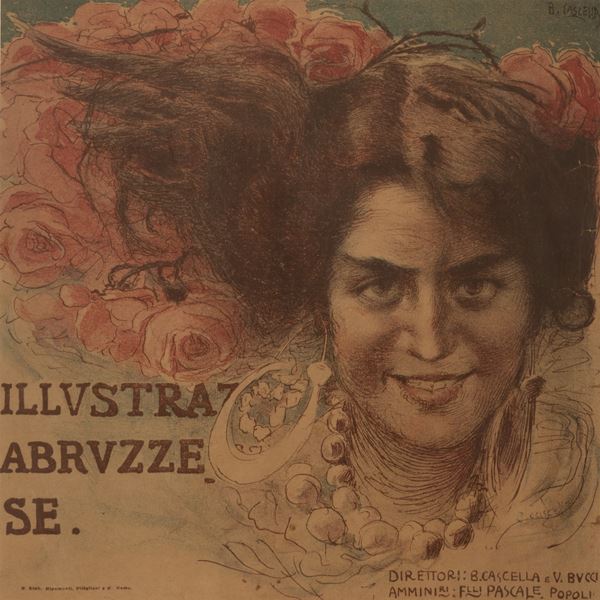 Copertina in cornice di Illustrazione abruzzese, serie II, anno I, fascicolo II