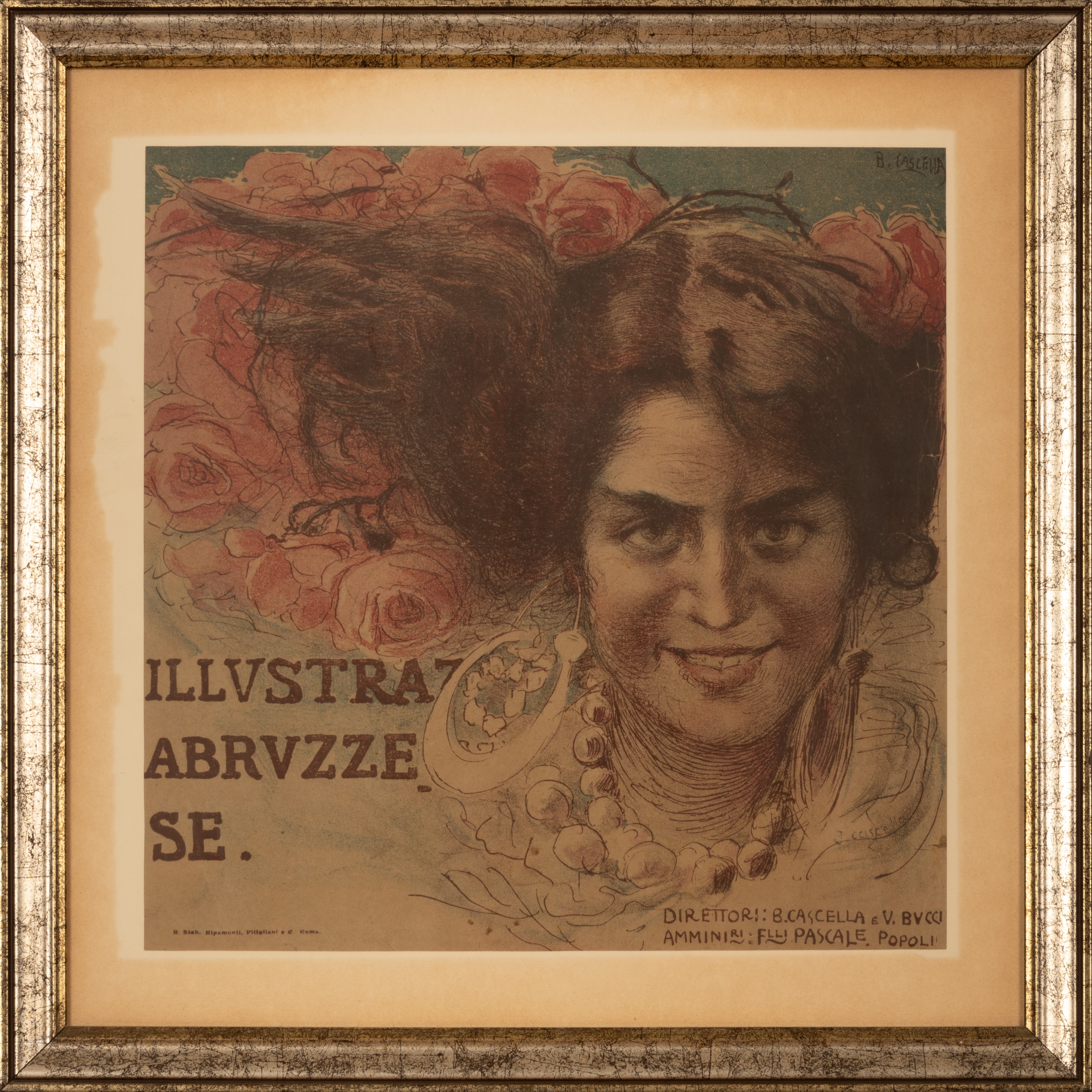 Copertina in cornice di Illustrazione abruzzese, serie II, anno I, fascicolo II