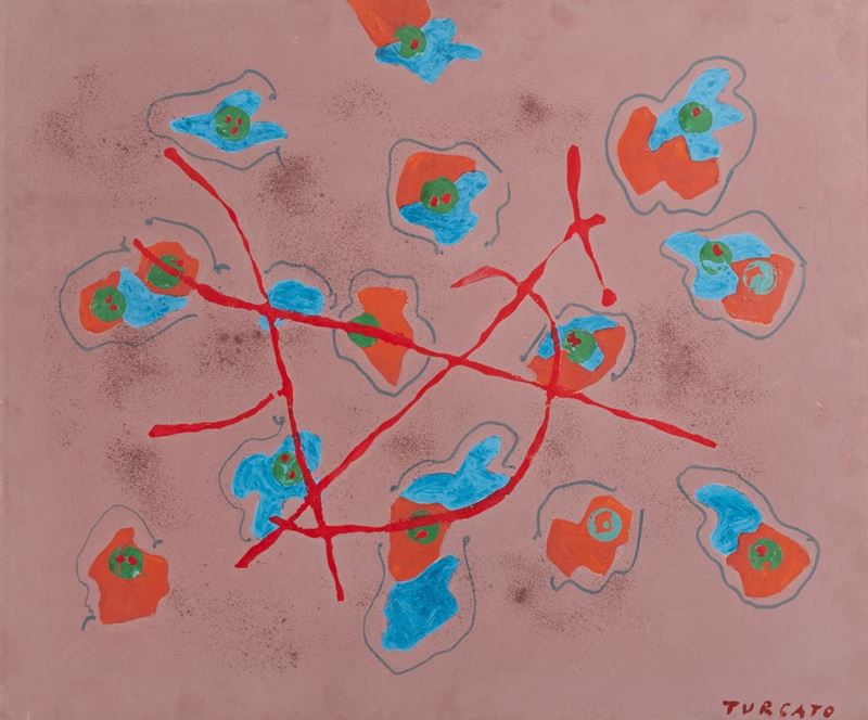 Giulio Turcato - Composizione con Timbri