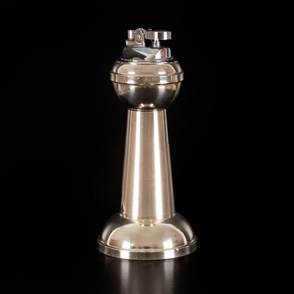 Accentino Penguin da tavolo con base in argento