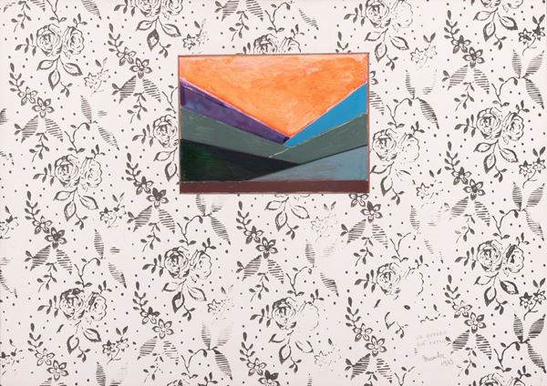Renato Mambor - Un quadro già fatto, 1989