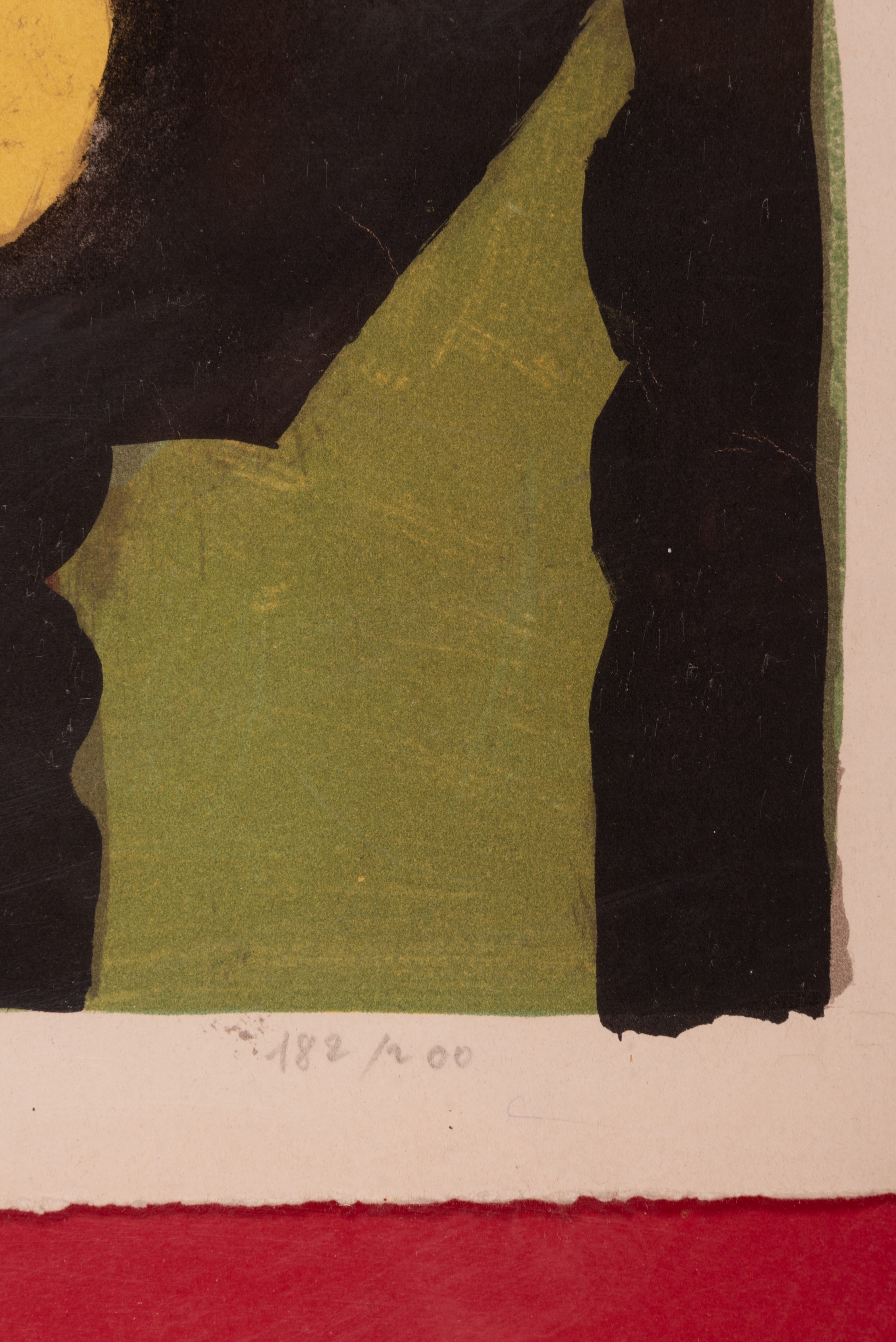 Natura morta nello studio verde