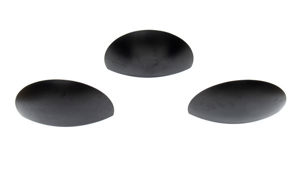 Sandro  Colbertaldo - Three wall lamps in matt black lacquered aluminum 