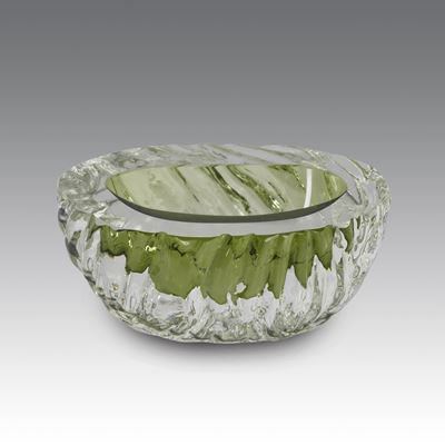 Svuota tasche “Geode”, produzione Seguso, vetro sommerso