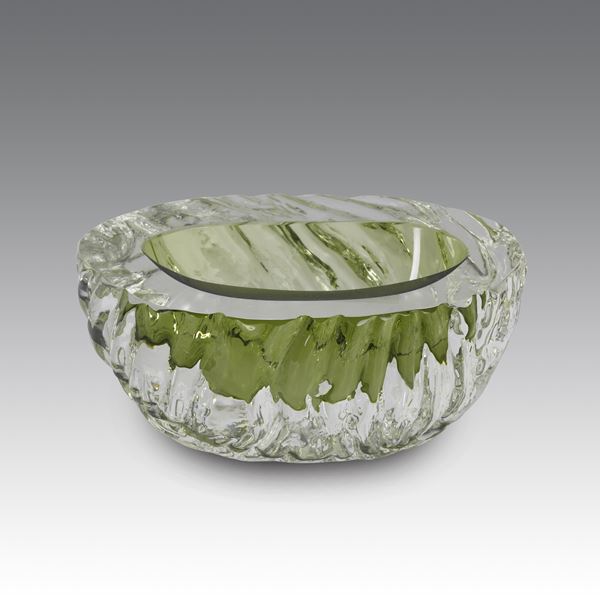 Flavio Poli - Svuota tasche Geode, produzione Seguso - Italia