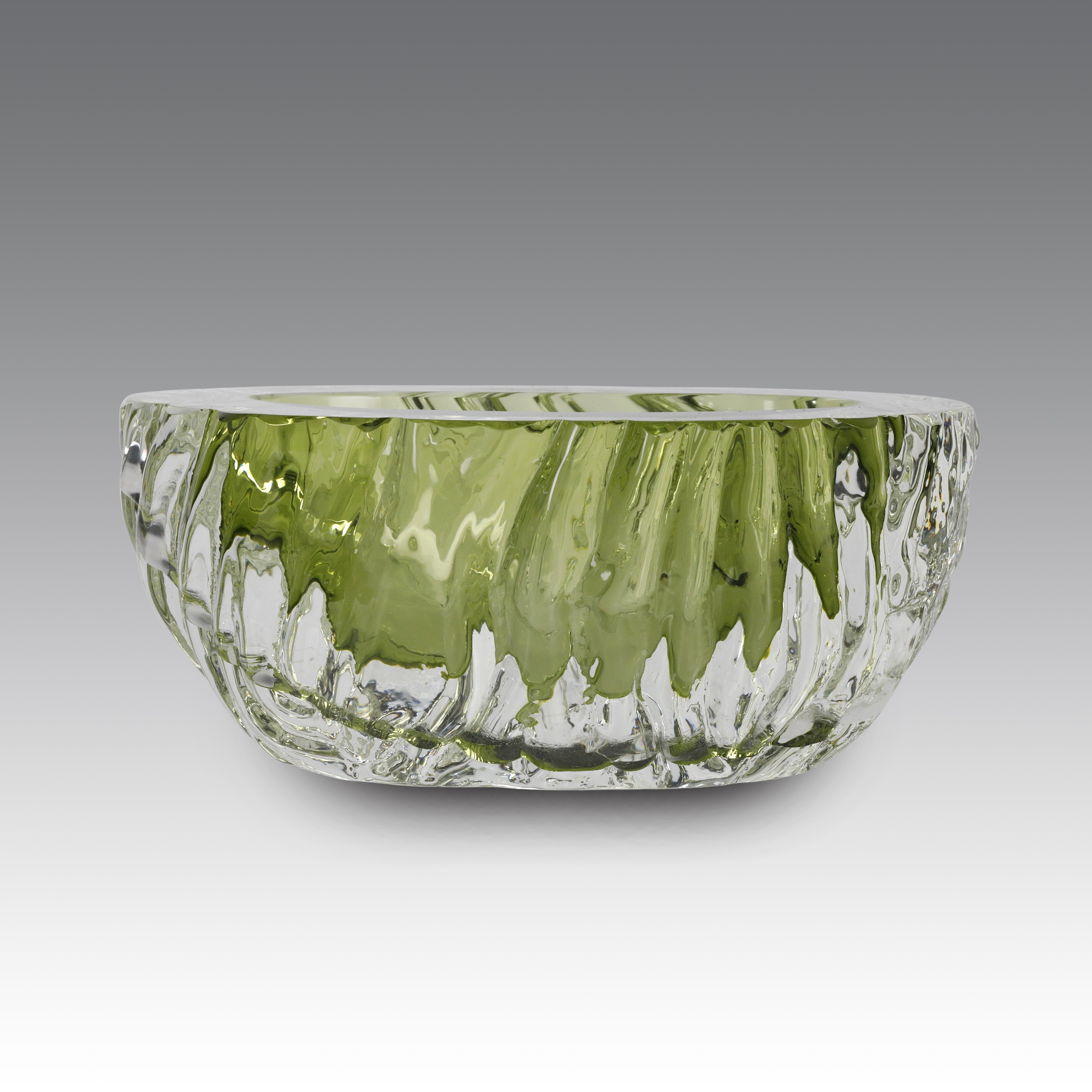 Flavio Poli - Svuota tasche “Geode”, produzione Seguso, vetro sommerso