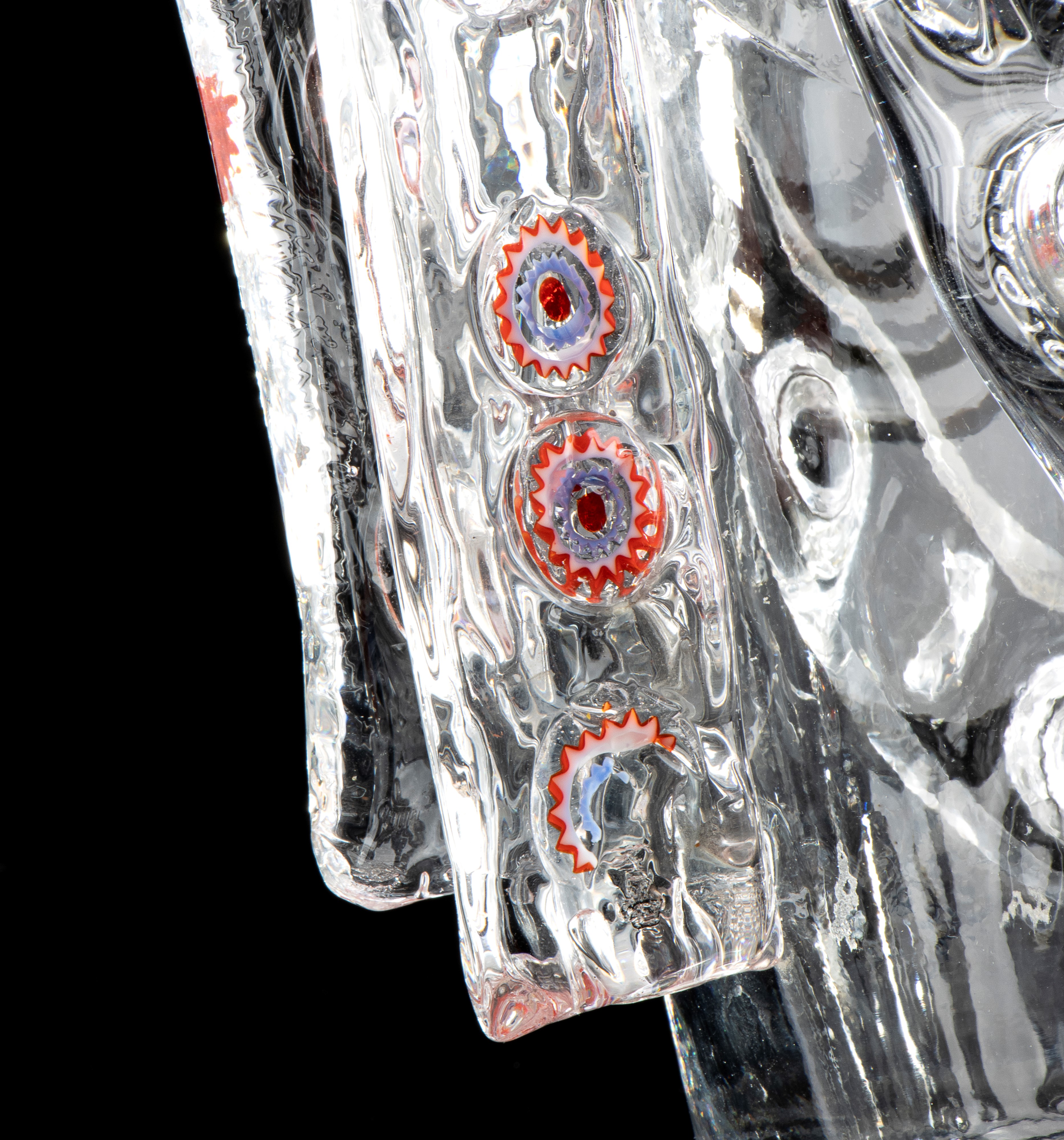 Vaso in Vetro di Murano con Murrine