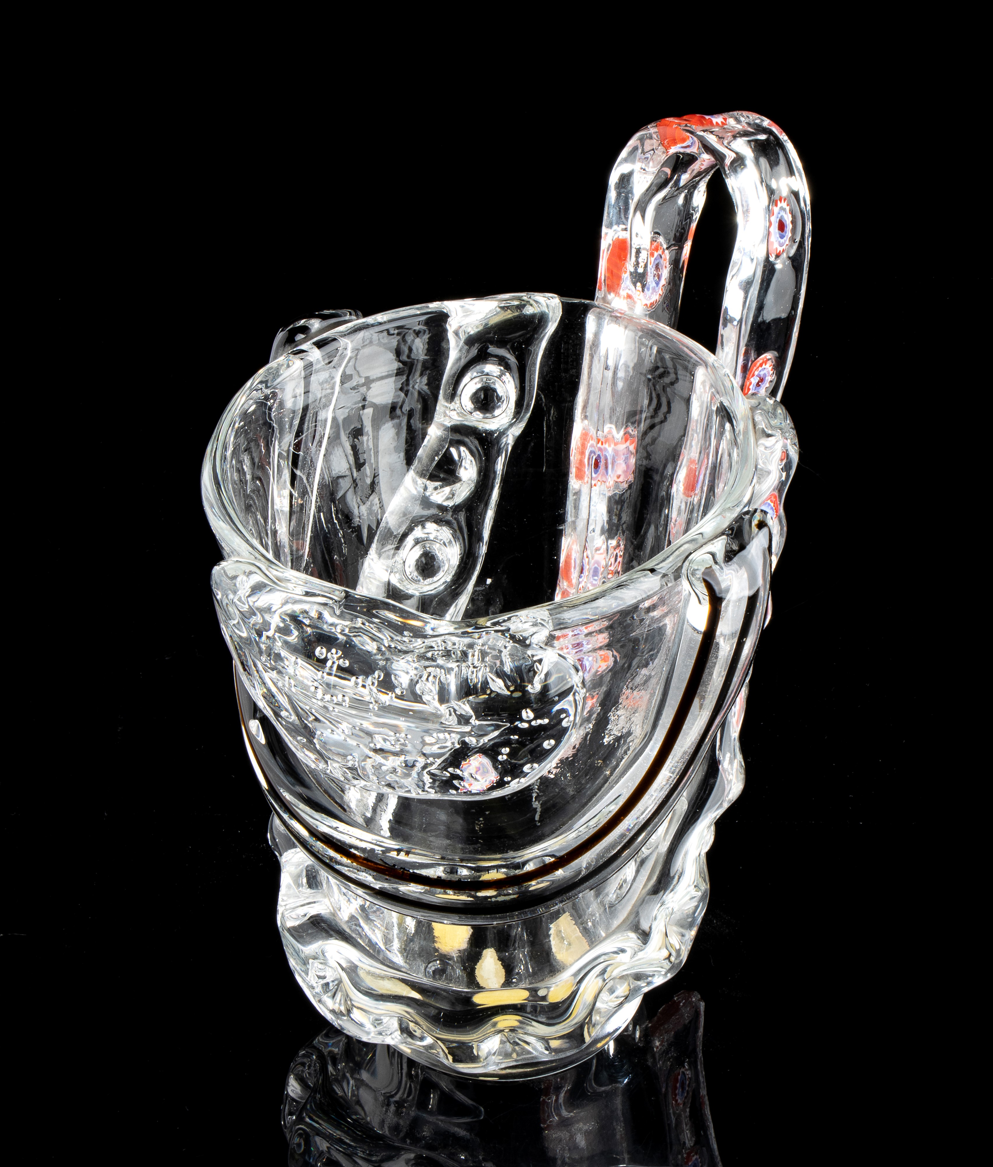 Vaso in Vetro di Murano con Murrine