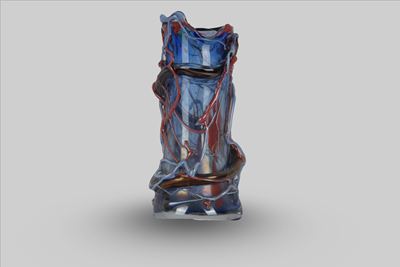 Coppia di Vasi in Vetro di Murano