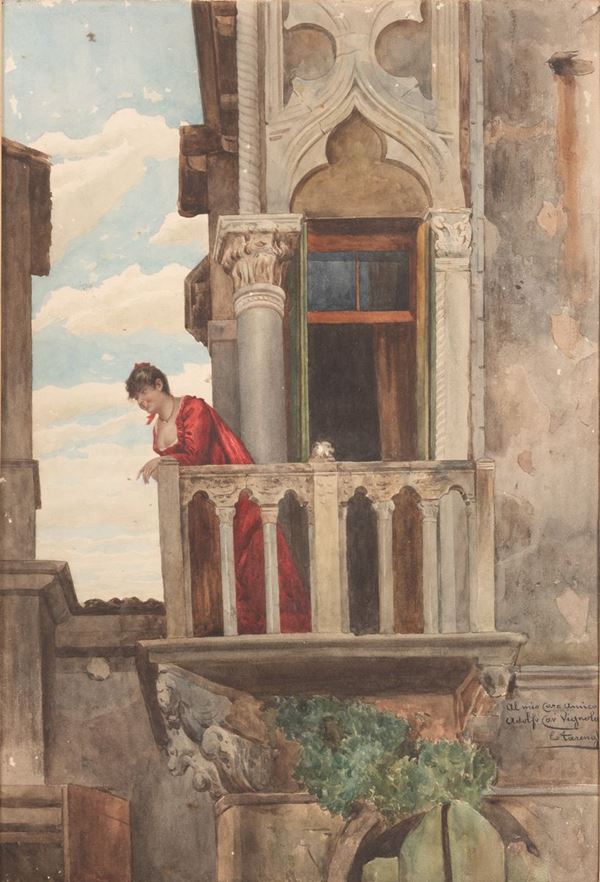 Enrico Tarenghi - Fanciulla al balcone