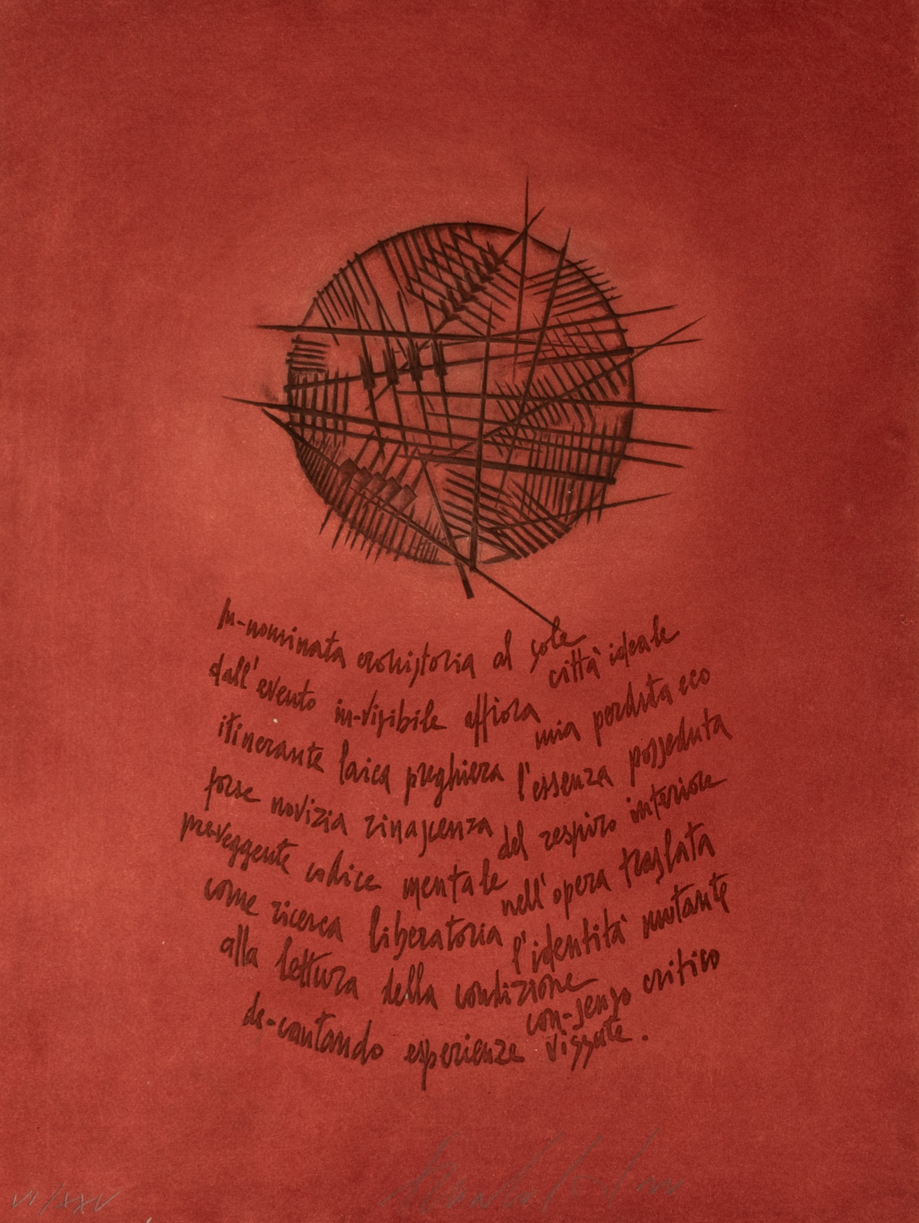 De- cantare Urbino. 72/99. Lotto composto da: Testo poetico di Miklos N.Varga e n.8 incisioni