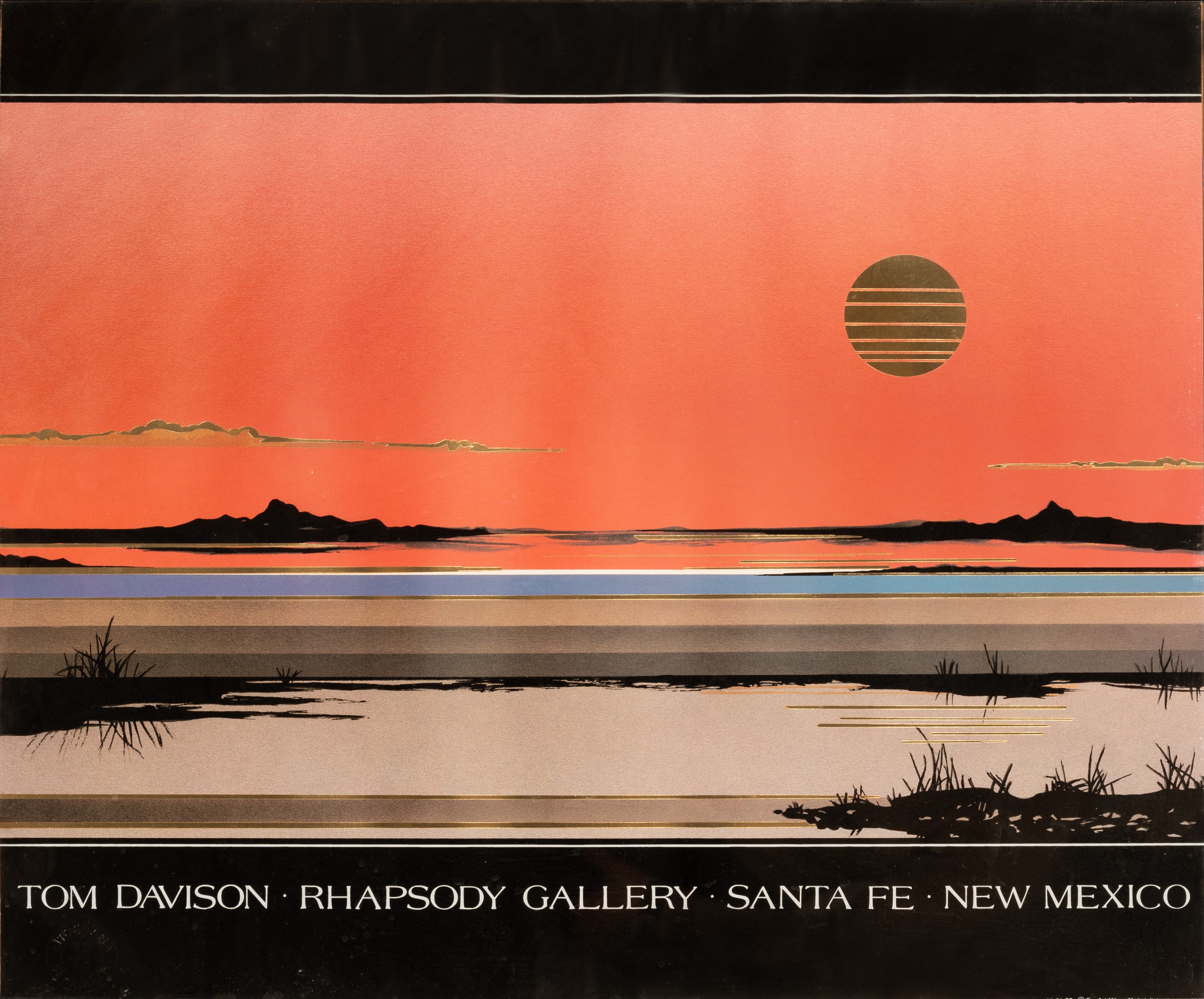 Manifesto di Tom Davison. Rhapsody Gallery Santa Fe New Mexico