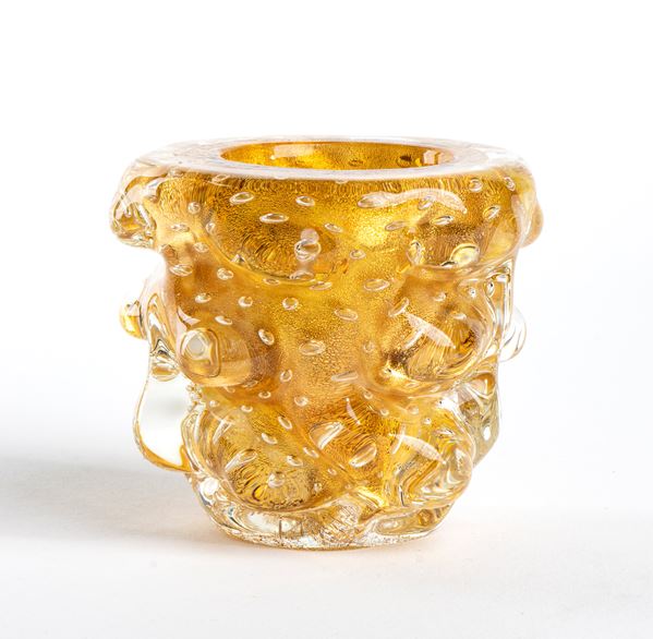 Bubble cup in Murano glass 