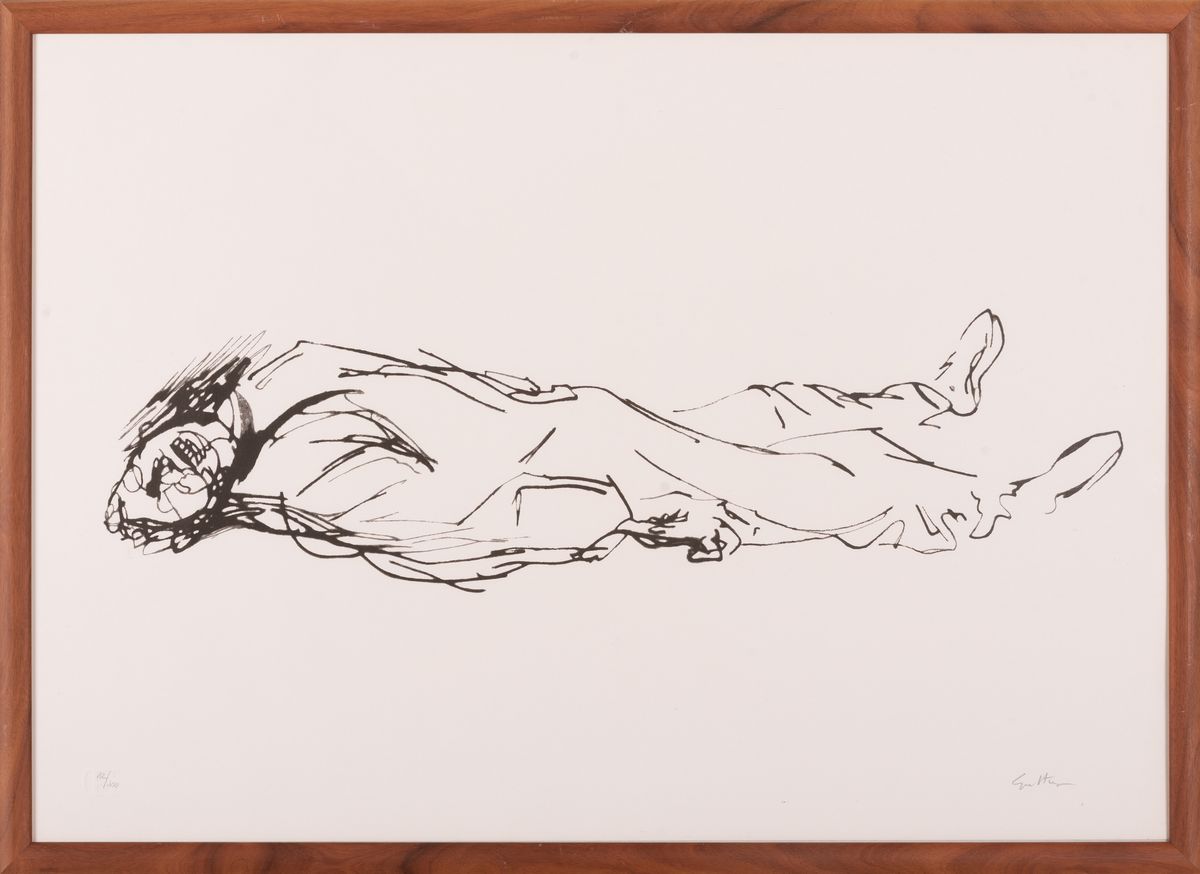 Renato Guttuso - Lotto di 5 Litografie "gott Mitt Uns"