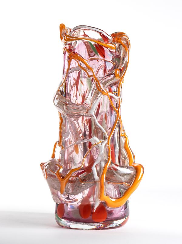 Murano glass vase