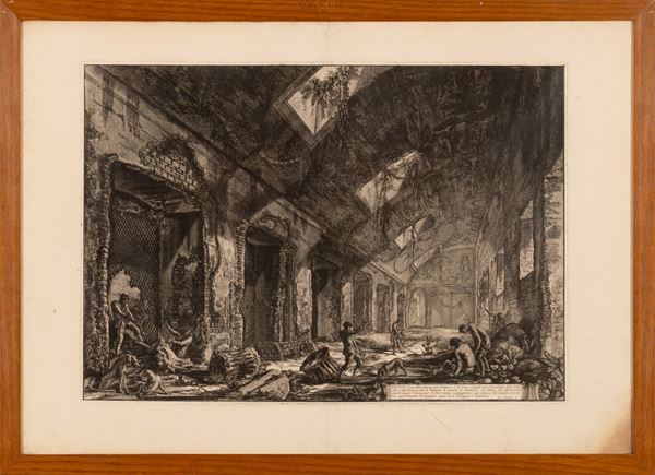 Giovanni Battista Piranesi - Veduta di un eliocamino per abitarvi l'inverno