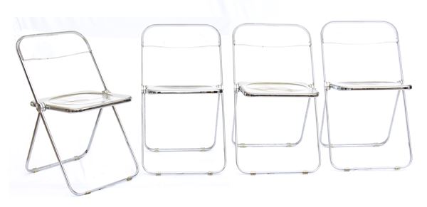 Giancarlo  Piretti - 4 Plia chairs