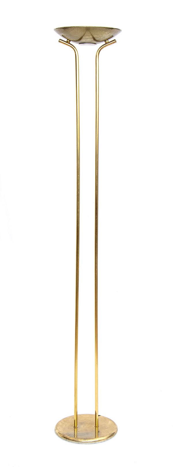 Lampada da terra in ottone