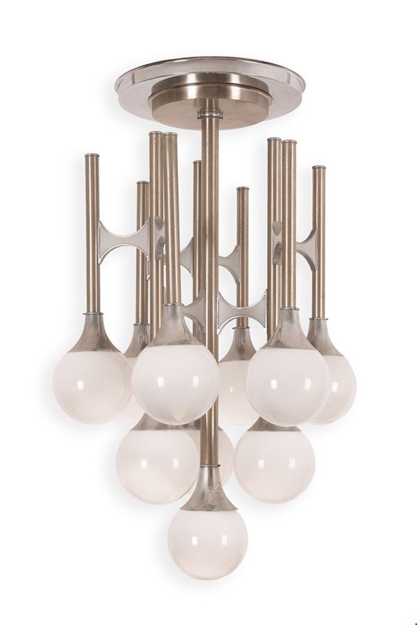 Gaetano  Sciolari - Ceiling lamps with 10 diffusers