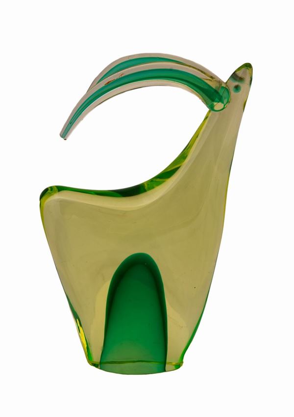 Stambecco in vetro di murano