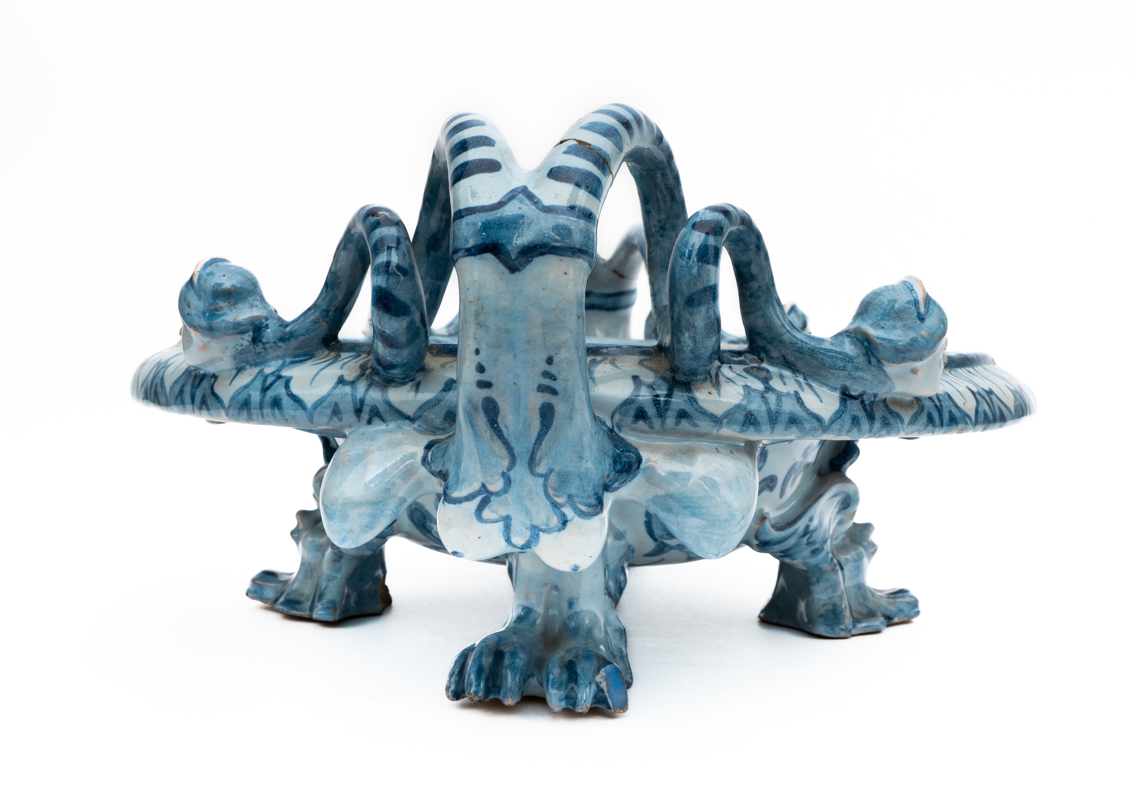 Centrotavola in maiolica .Centro Italia