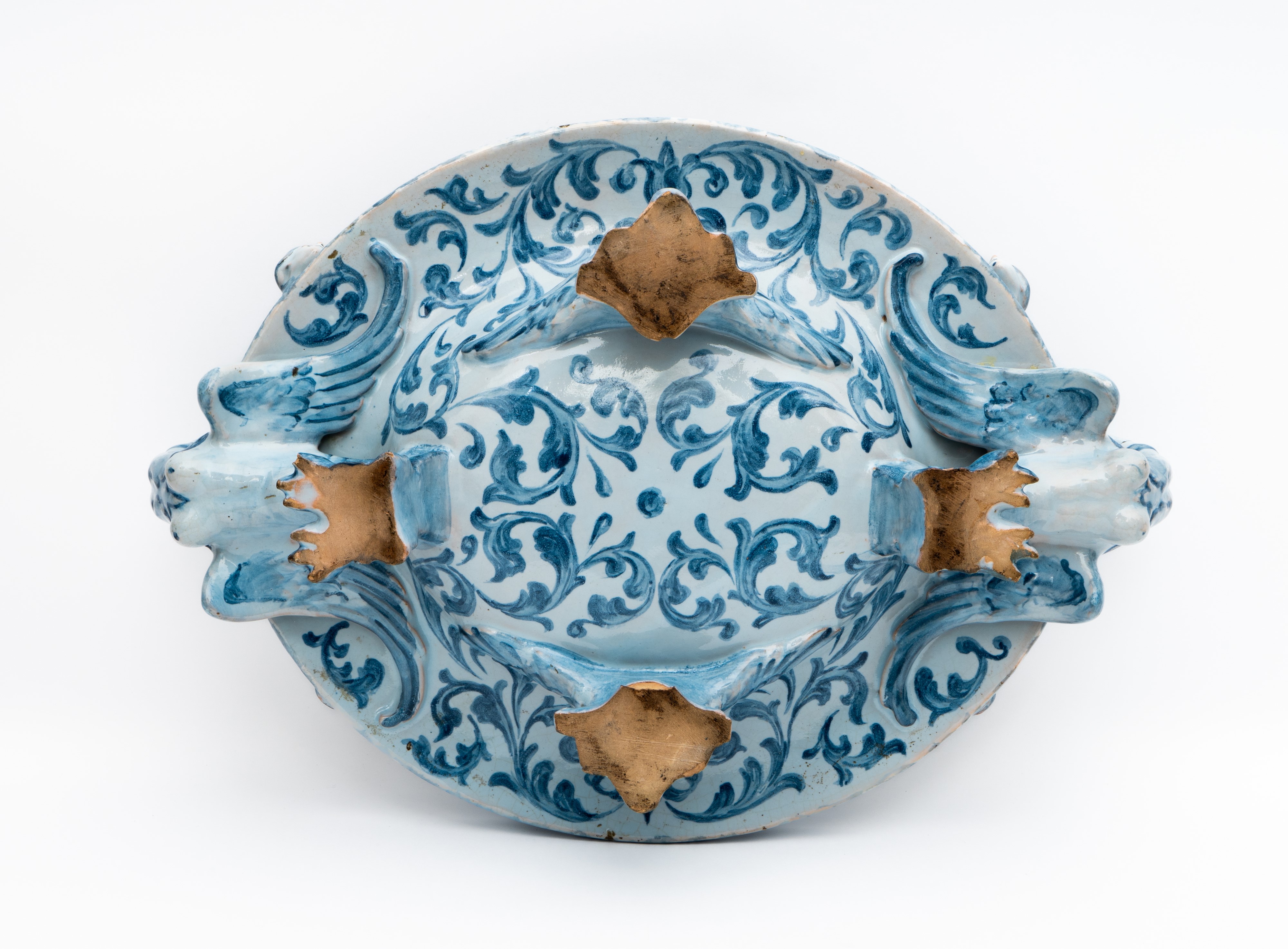 Centrotavola in maiolica .Centro Italia