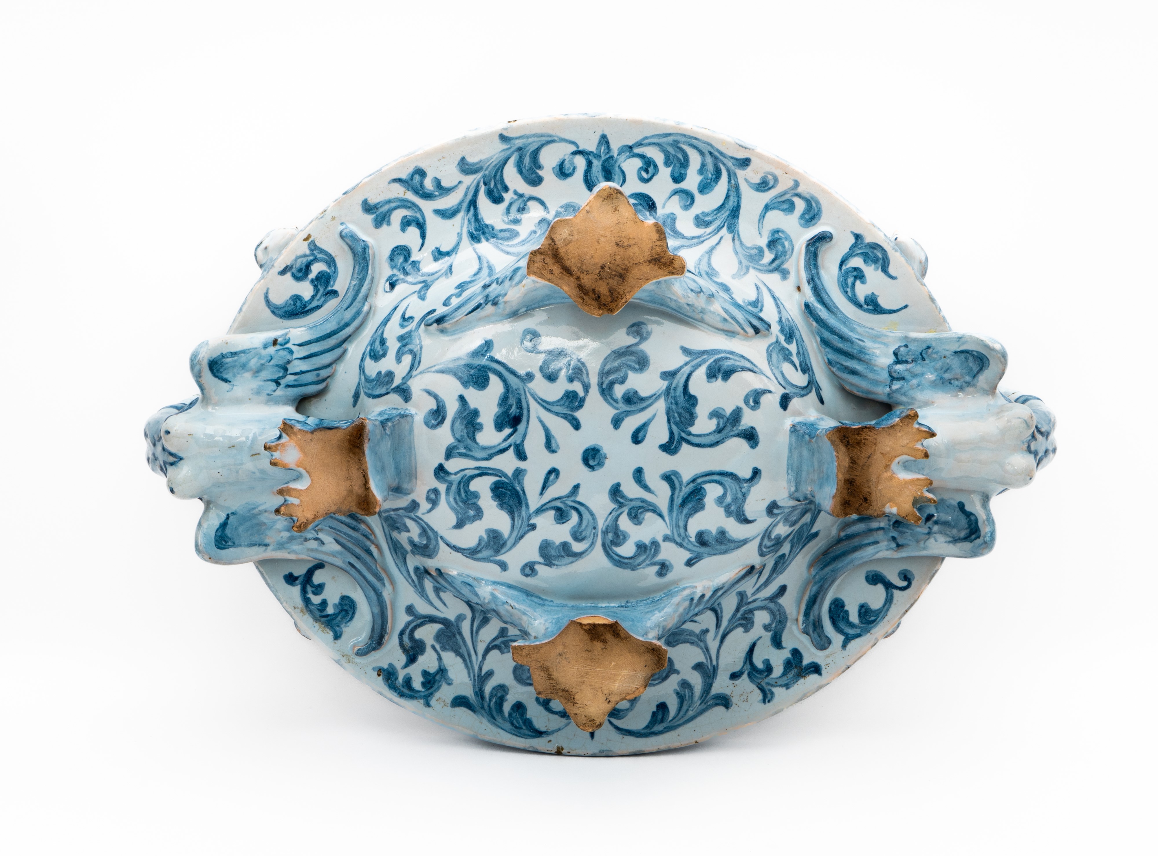 Centrotavola in maiolica .Centro Italia