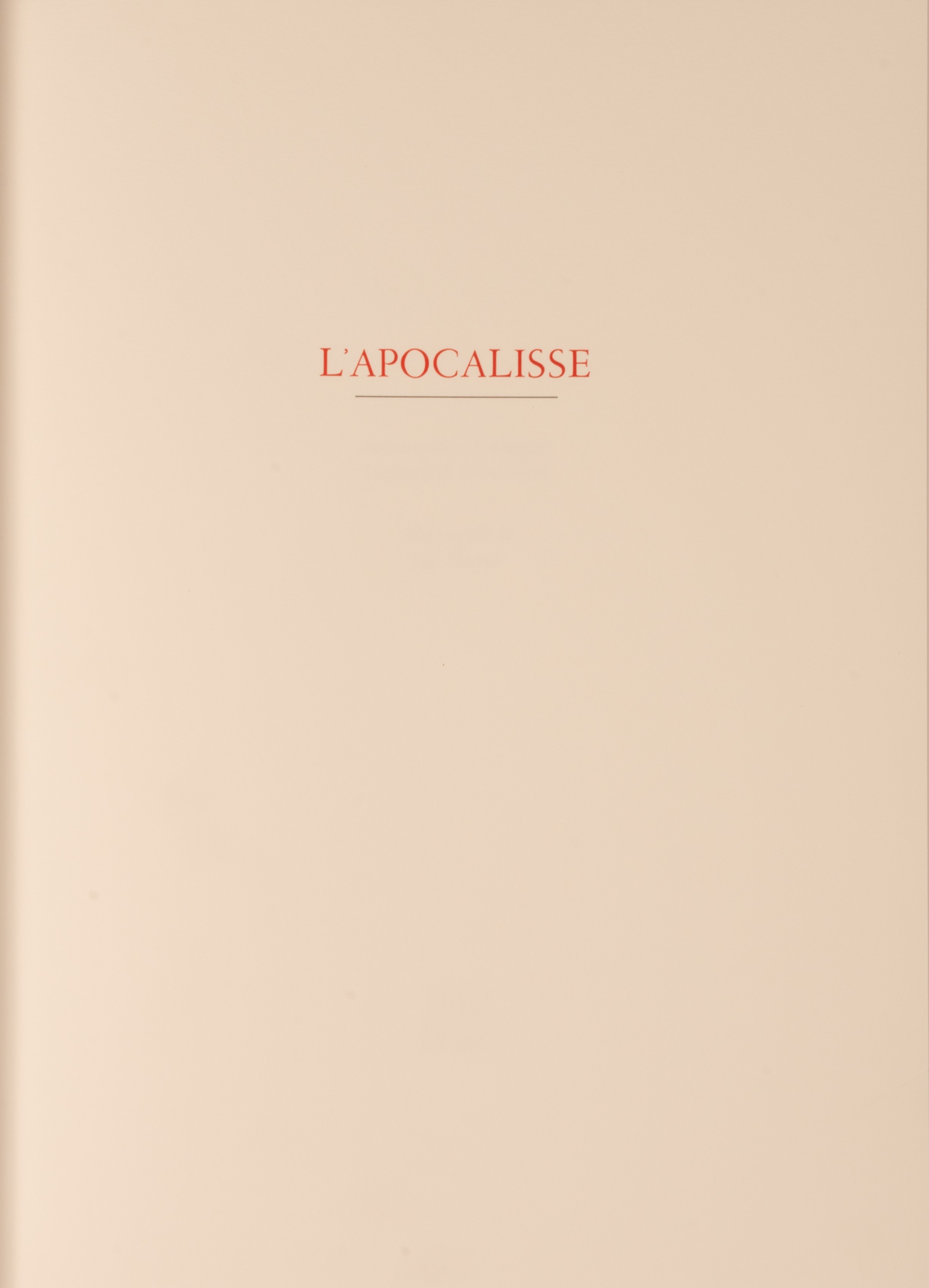 L'Apocalisse