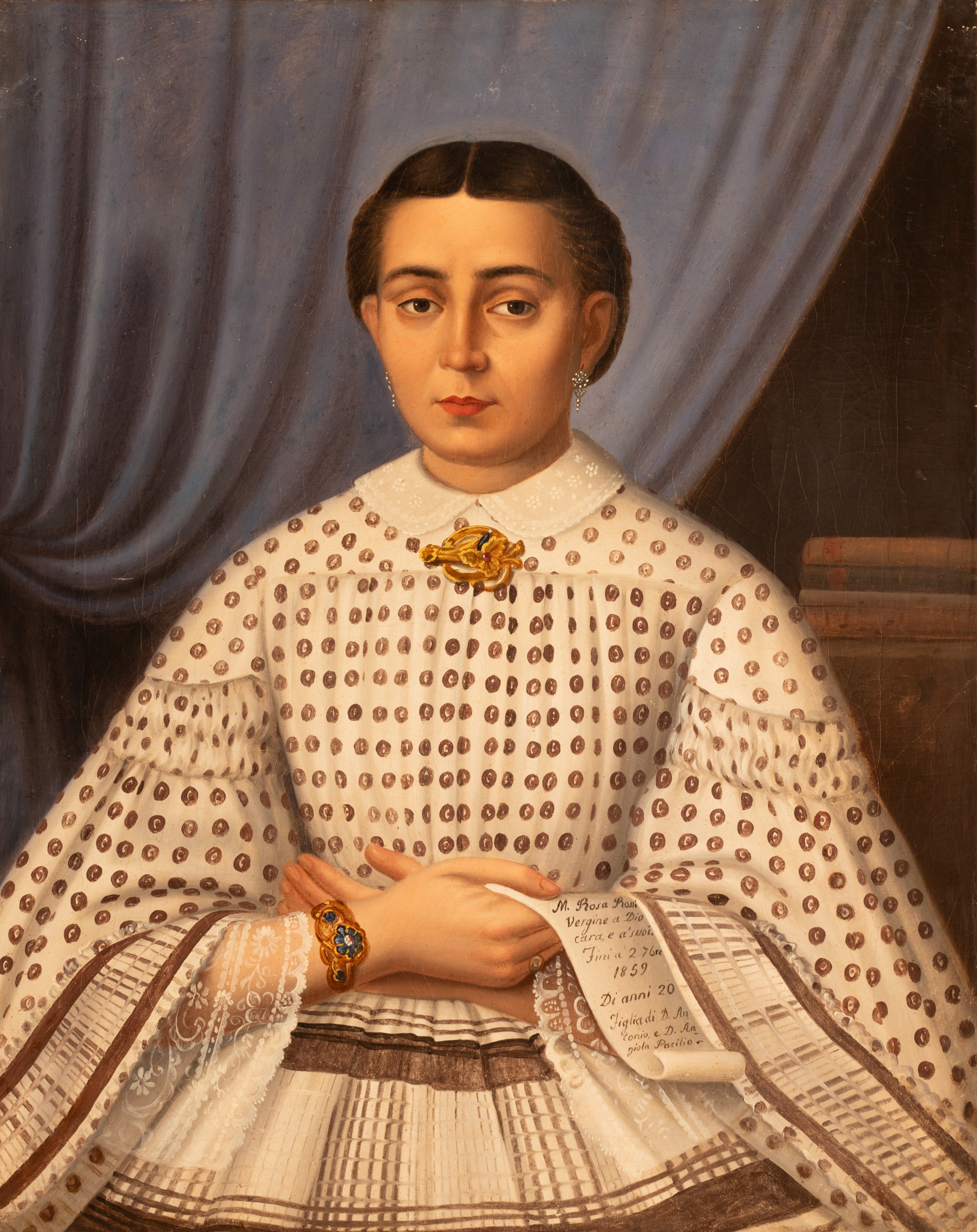Ritratto di D. Maria Rossi figlia di Antonio e Angiola Pacifico